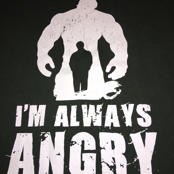 Awesome Marvel Hulk “I’m Always Angry” t-shirt XL - Picture 2 of 4